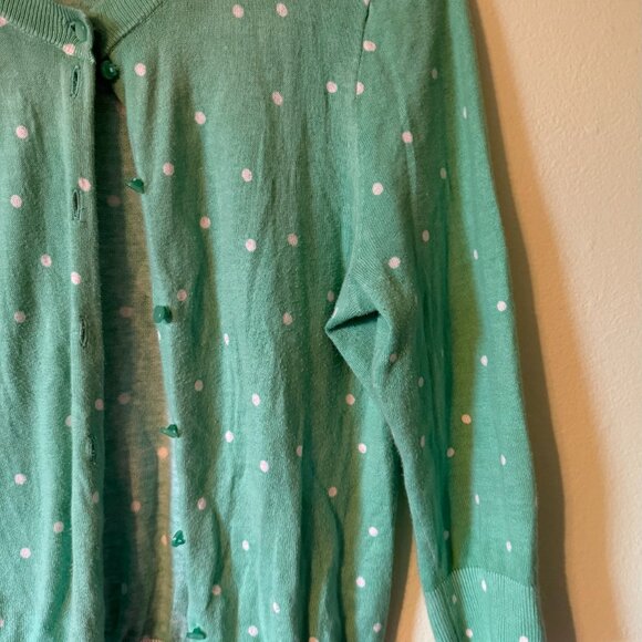 J Crew women's cardigan sweater seafoam green M - Picture 4 of 8